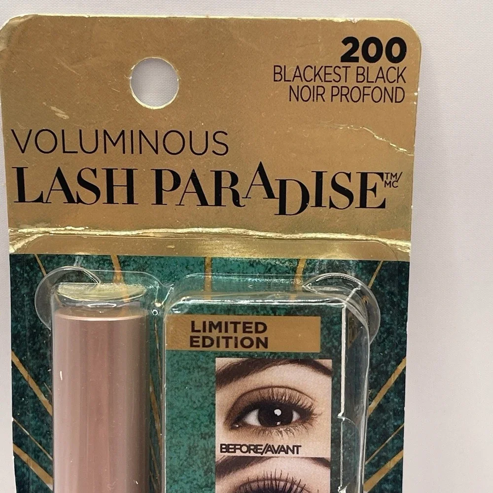 ✨L'Oréal Paris Voluminous Lash Paradise Mascara ,‎ Blackest Black, Volumizing